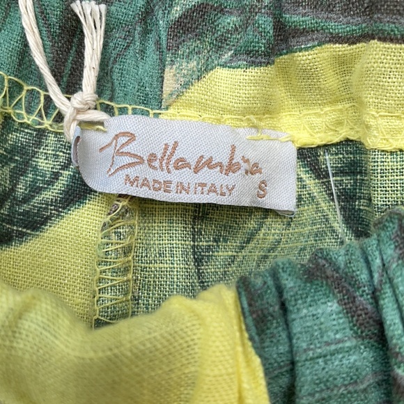 Bellambra 100%Linen Floral Palm Tropical Dress NWT - Picture 7 of 7